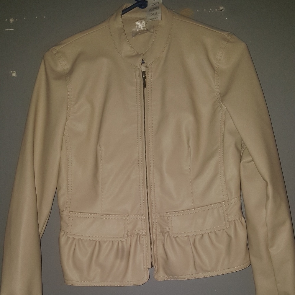 Loft leather jacket